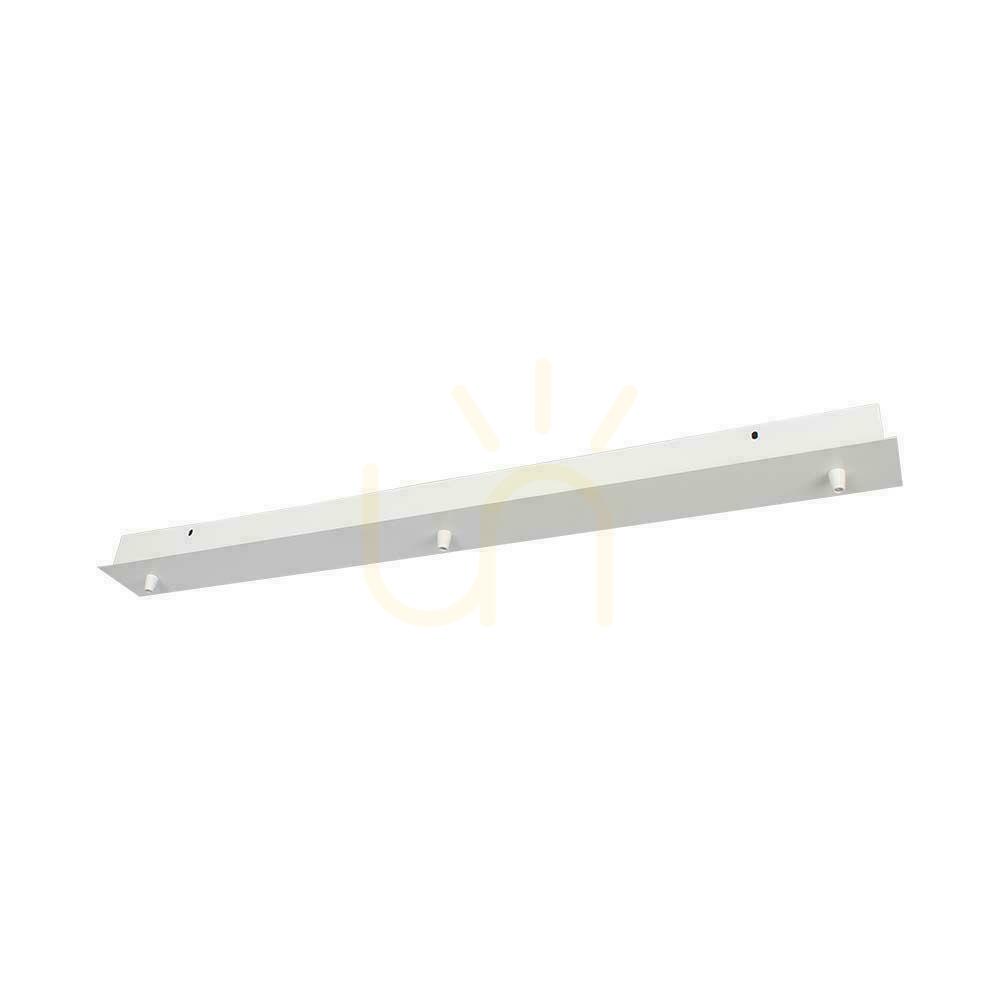 V-TAC triple ceiling rosette 800x70x43mm Matte White