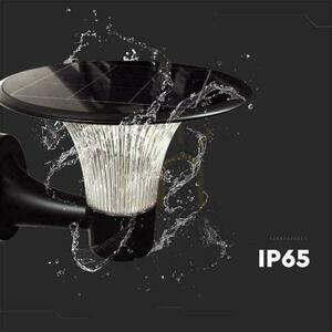 V-TAC VT-425 solar LED wall light 15 W with motion sensor, IP65, black small 2