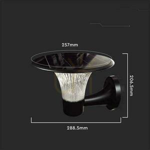 V-TAC VT-425 solar LED wall light 15 W with motion sensor, IP65, black small 3