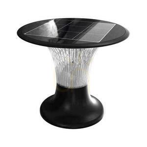 V-TAC 15W LED Solar Garden Pole IP65 CCT Motion Sensor Black 26cm VT-426 6000K+4000K 2200lm 3 Years Warranty small 0