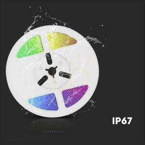 V-TAC LED Tape Solar Power 5mb Pilot IP67 VT-2835 RGB 120lm small 3