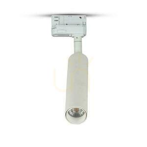 20W LED V-TAC Rail 3F SAMSUNG CHIP CRI90+ Luminaire VT-420-W 3000K 1600lm White 5 Years Warranty small 1