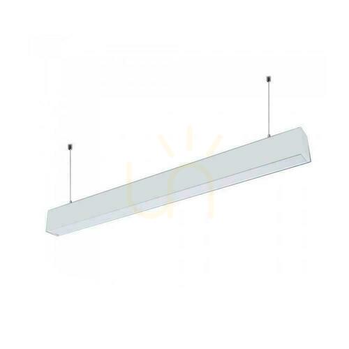 Check V-TAC LED Linear SAMSUNG CHIP 60W Top Down Connectable Pendant White 120cm VT-7-60 4000K 6000lm 5 Years Warranty
