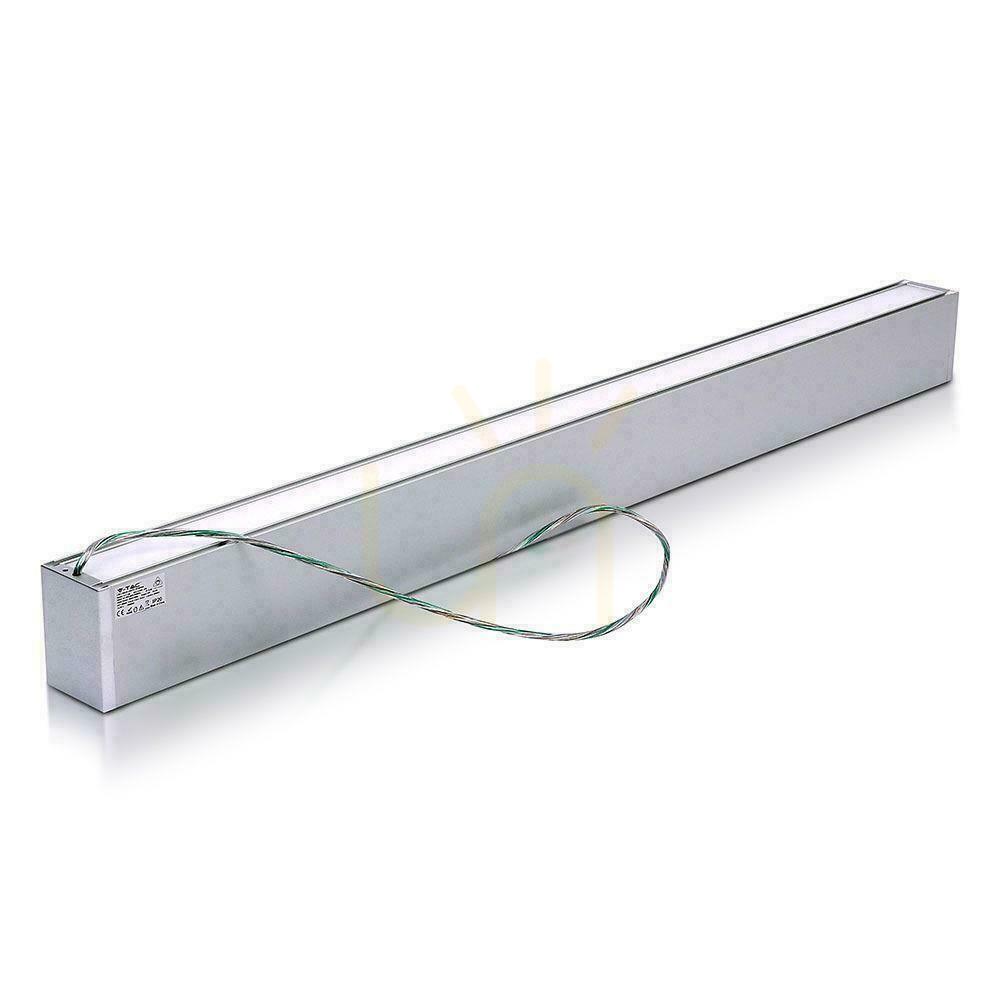 View V-TAC LED Linear SAMSUNG CHIP 60W Top Down Connectable Pendant Silver 120cm VT-7-60-S 4000K 6000lm 5 Years Warranty V-TAC LED Linear SAMSUNG CHIP 60W Top Down Connectable Pendant Silver 120cm VT-7-60-S 4000K 6000lm 5 Years Warranty