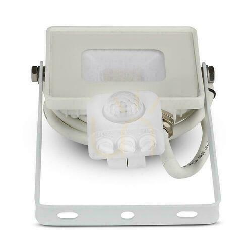 Check V-TAC LED Projector 10W SAMSUNG CHIP Motion Sensor Cut-OFF Function White VT-10-S-W 6400K 800lm 5 Years Warranty
