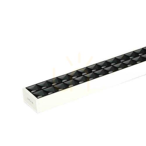 Check V-TAC LED Linear SAMSUNG CHIP 60W Top Down Pendant Dimmable UGR6 White VT-7-61-W 4000K 6600lm 5 Years Warranty