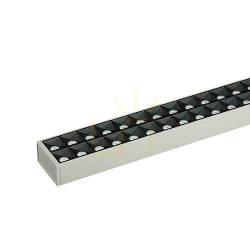 Check V-TAC LED Linear SAMSUNG CHIP 60W Top Down Pendant Dimmable UGR6 Grey VT-7-61-S 4000K 6600lm 5 Years Warranty
