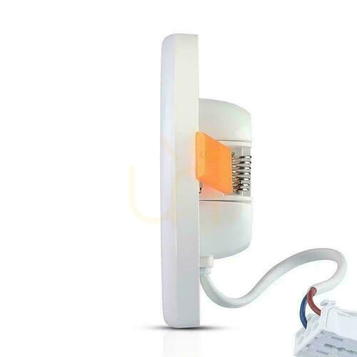 Check V-TAC 24W LED Panel Adjustable SAMSUNG CHIP Square 223x32mm VT-625SQ 4000K 1800lm 5 Years Warranty