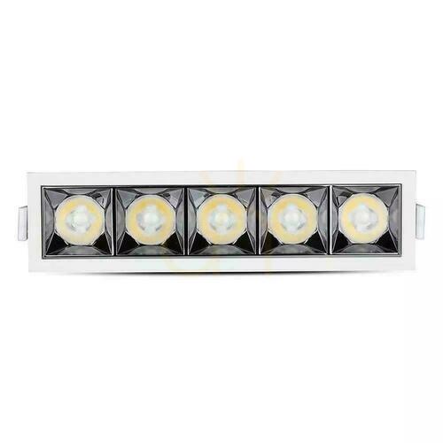 Check V-TAC Downlight SAMSUNG CHIP 20W UGR19 CRI90+ 12st VT-2-21 5700K 1600lm 5 Years Warranty luminaire