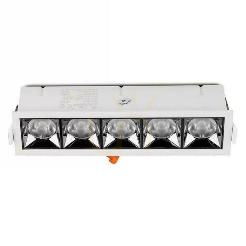 Check V-TAC downlight SAMSUNG CHIP 20W UGR19 CRI90+ 36st VT-2-21-1 5700K 1600lm 5 Years Warranty