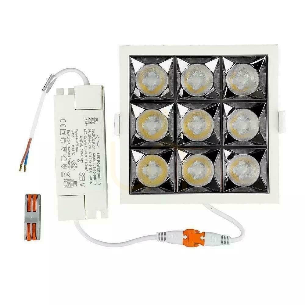 Check V-TAC downlight SAMSUNG CHIP 36W UGR19 CRI90+ 36st VT-2-36-1 2700K 2880lm 5 Years Warranty V-TAC downlight SAMSUNG CHIP 36W UGR19 CRI90+ 36st VT-2-36-1 2700K 2880lm 5 Years Warranty
