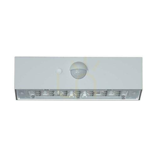 Check Solar V-TAC 3W CCT Motion Sensor White VT-403 3000K-4000K 350lm Garden Wall lamp.