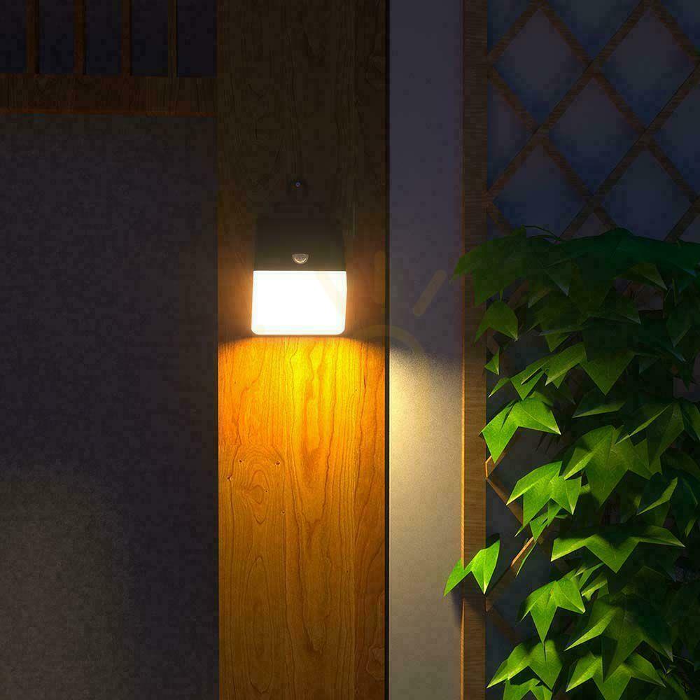 Display V-TAC 2W Solar Wall Mounted Garden Wall lamp VT-422 4000K 200lm Motion Sensor V-TAC 2W Solar Wall Mounted Garden Wall lamp VT-422 4000K 200lm Motion Sensor