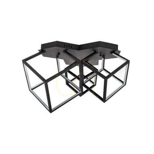 Check V-TAC 46W LED Ceiling Luminaire Black VT-7921 3000K 4900lm