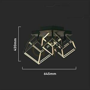 V-TAC 46W LED Ceiling Luminaire Black VT-7921 3000K 4900lm small 5