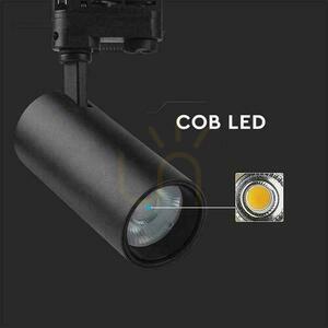 3F V-TAC 30W LED bus system luminaire 35st CCT CRI90+ Black VT-47030 2700K-4000K-6500K 2900lm small 1