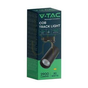 3F V-TAC 30W LED bus system luminaire 35st CCT CRI90+ Black VT-47030 2700K-4000K-6500K 2900lm small 2