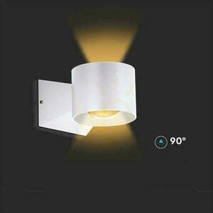 V-TAC 5W Wall-mounted Wall lamp Top Down White IP65 VT-1179 3000K 465lm small 5