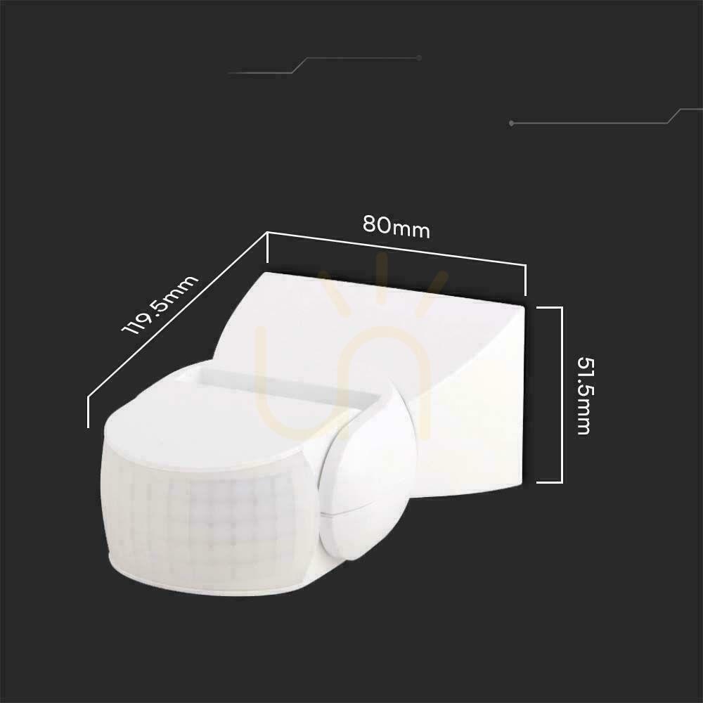 Check Infrared Motion Sensor Wall Mounted White 180st 1200W IP65 VT-80300 5 Year Warranty Infrared Motion Sensor Wall Mounted White 180st 1200W IP65 VT-80300 5 Year Warranty