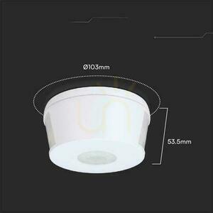 V-TAC VT-81000 Ceiling Motion Sensor, 360°, Ø103 mm, max. 1000 W LED, White small 6