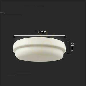 V-TAC 12W LED Plafond Round 151x38mm IP54 VT-8095 4000K 1160lm small 3