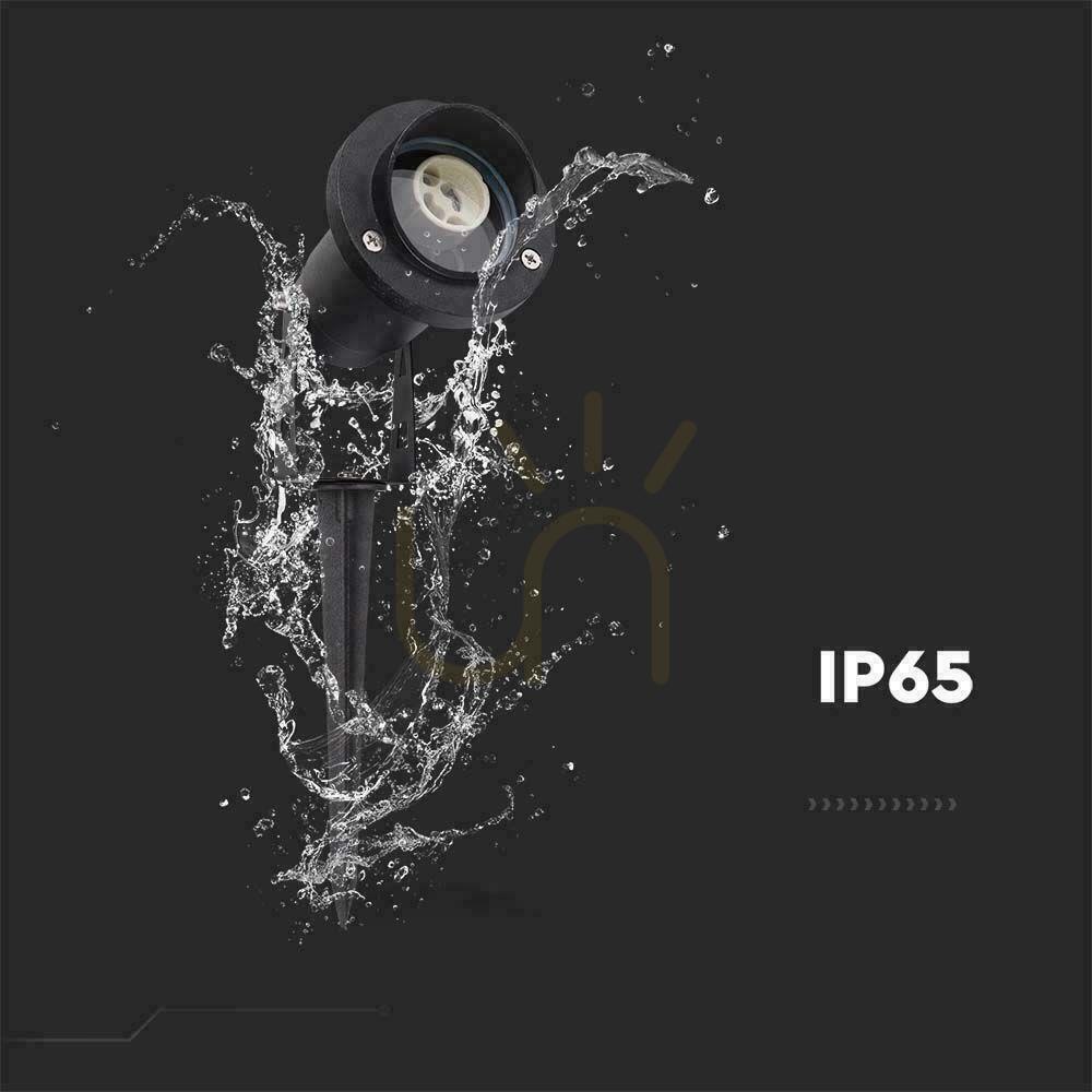 Display Garden Ground Luminaire Driven Aluminum GU10 Black with Canopy IP65 V-TAC VT-1126 3 Years Warranty Garden Ground Luminaire Driven Aluminum GU10 Black with Canopy IP65 V-TAC VT-1126 3 Years Warranty