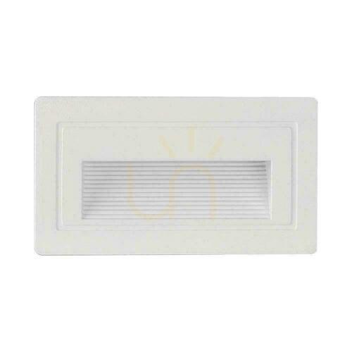 Check V-TAC 3W LED Rectangle Stair Luminaire White 230V VT-1130 3000K 180lm
