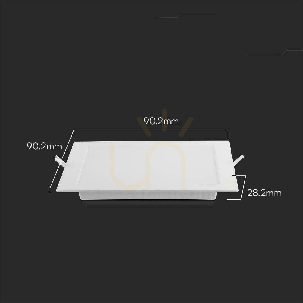 Check V-TAC LED Panel Recessed Premium Downlight 3W Square 90x90 VT-61003 3000K 330lm. V-TAC LED Panel Recessed Premium Downlight 3W Square 90x90 VT-61003 3000K 330lm.