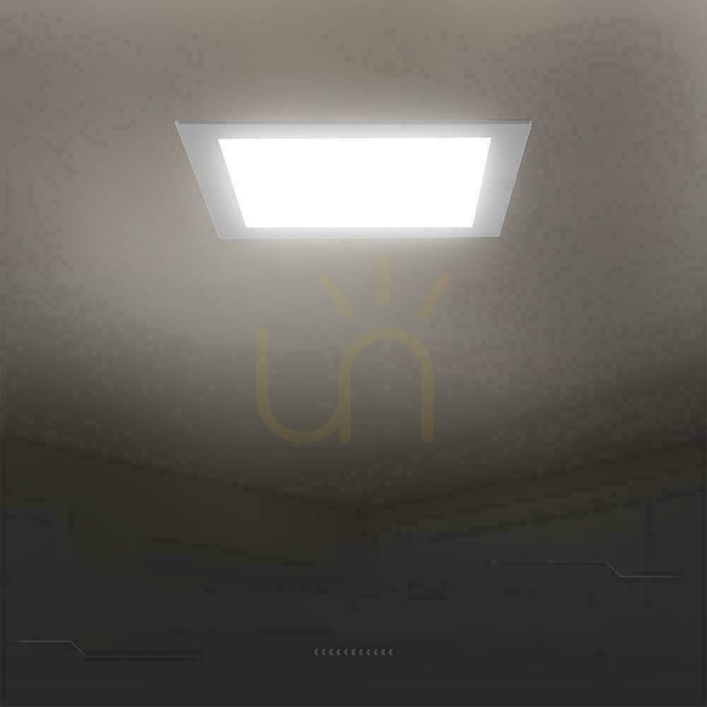View V-TAC LED Panel Recessed Premium Downlight 3W Square 90x90 VT-61003 6500K 330lm. V-TAC LED Panel Recessed Premium Downlight 3W Square 90x90 VT-61003 6500K 330lm.