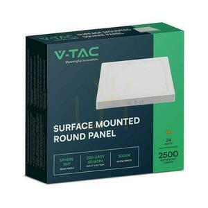 V-TAC Surface Mounted LED Panel Premium Downlight 24W Square 300x300 VT-60024 3000K 2500lm. small 2