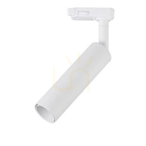 Check V-TAC VT-407 LED Track Spotlight, 3-Phase, 7 W, 4000 K, 700 lm, White