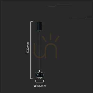 V-TAC 9W LED Pendant Luminaire Black VT-7830 3000K 1000lm 1 V-TAC 9W LED Pendant Luminaire Black VT-7830 3000K 1000lm small 1