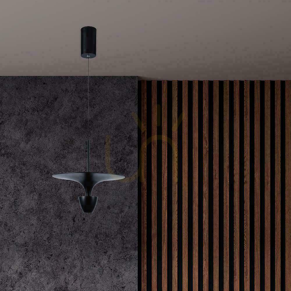 Check V-TAC 9W LED Pendant Luminaire Black VT-7832 4000K 1000lm V-TAC 9W LED Pendant Luminaire Black VT-7832 4000K 1000lm