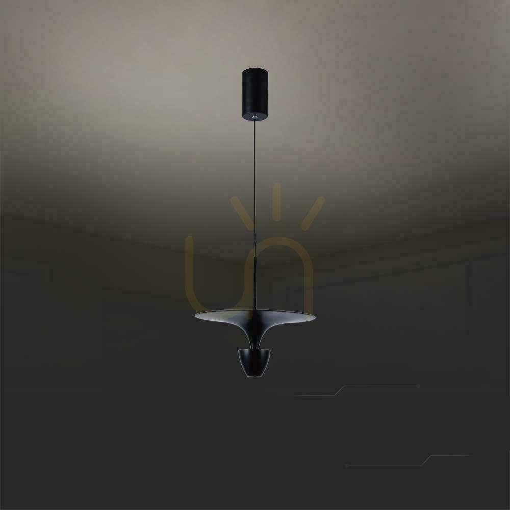 Show V-TAC 9W LED Pendant Luminaire Black VT-7832 3000K 1000lm V-TAC 9W LED Pendant Luminaire Black VT-7832 3000K 1000lm
