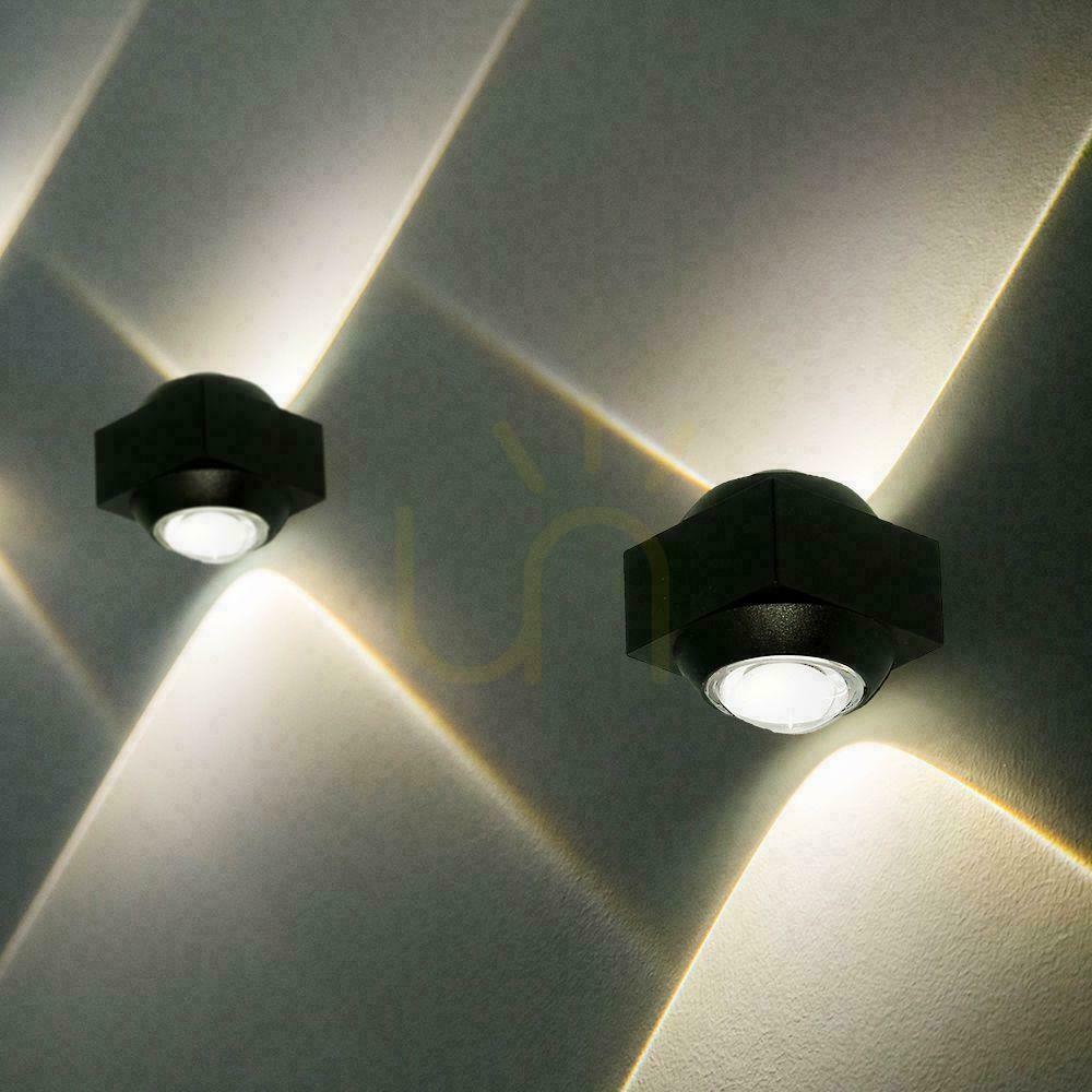 Show Wall Mounted Top Down V-TAC 2W LED luminaire IP54 Black VT-2503 4000K 200lm Wall Mounted Top Down V-TAC 2W LED luminaire IP54 Black VT-2503 4000K 200lm
