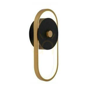 V-TAC VT-1191 outdoor LED wall light 15 W black and antique brass IP65 4000 K small 1