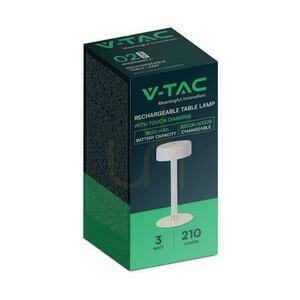 V-TAC 3W LED Nightstand Desk Lamp 23cm USB Charging CCT Dimmable White VT-7567 3000K-6000K 210lm 1 V-TAC 3W LED Nightstand Desk Lamp 23cm USB Charging CCT Dimmable White VT-7567 3000K-6000K 210lm small 1