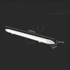 V-TAC L-SERIES VT-80060 IP65 LED batten light 18 W 60 cm 6500 K small 4
