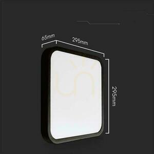 V-TAC VT-8624B LED ceiling light 24 W 6500 K, 2500 lm, square 29.5 × 29.5 cm, IP44, black small 4