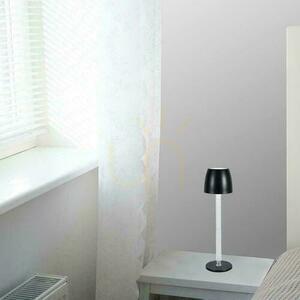 V-TAC 3W LED Charging Dimmable Nightstand Desk Lamp Black VT-7576 3000K 310lm. small 10