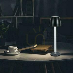 V-TAC 3W LED Charging Dimmable Nightstand Desk Lamp Black VT-7576 3000K 310lm. small 9