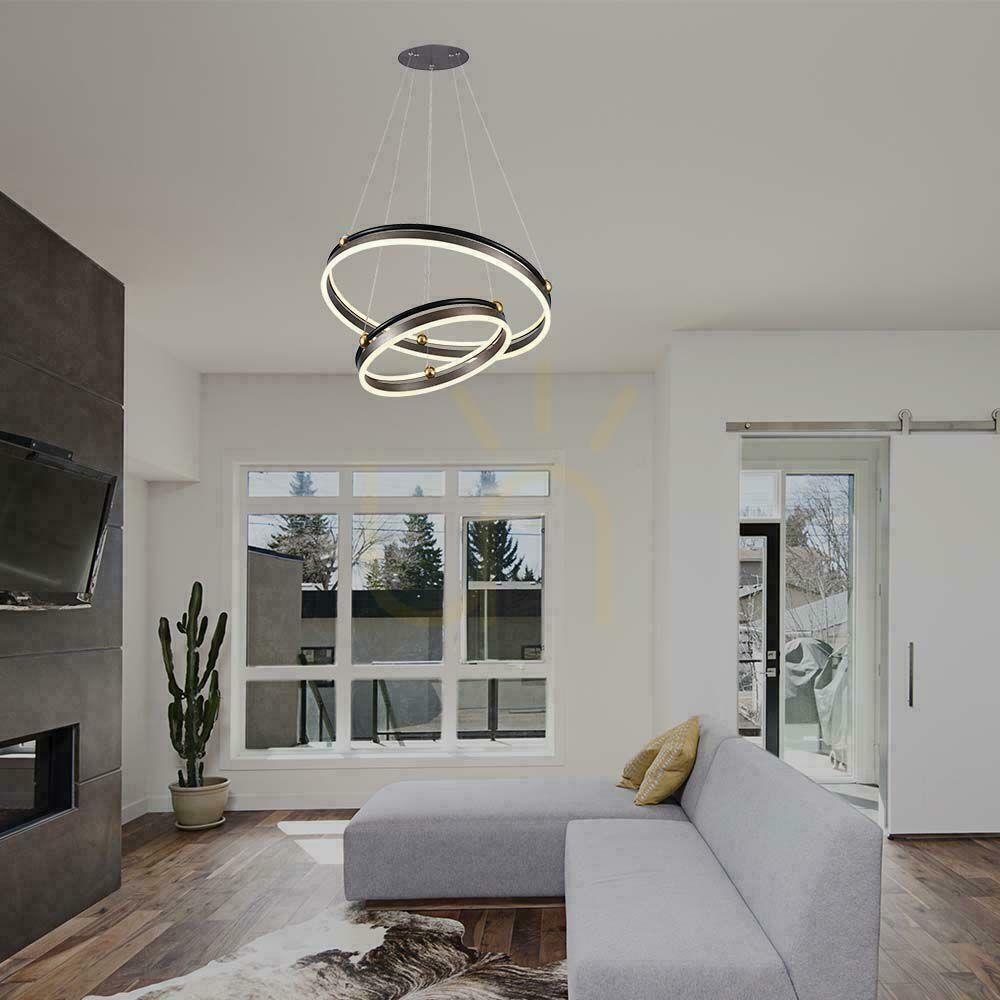 Show V-TAC 50W LED Brown Pendant Luminaire VT-7578 3000K 5850lm V-TAC 50W LED Brown Pendant Luminaire VT-7578 3000K 5850lm