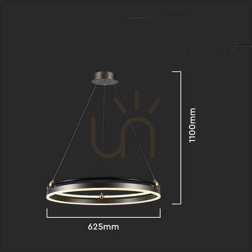 Check Biała lampa wisząca LED V-TAC VT-7579 30 W 3000 K 3600 lm