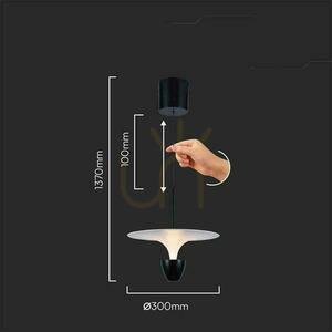 V-TAC 9W LED pendant luminaire White+Black VT-7832 3000K 1000lm 1 V-TAC 9W LED pendant luminaire White+Black VT-7832 3000K 1000lm small 1