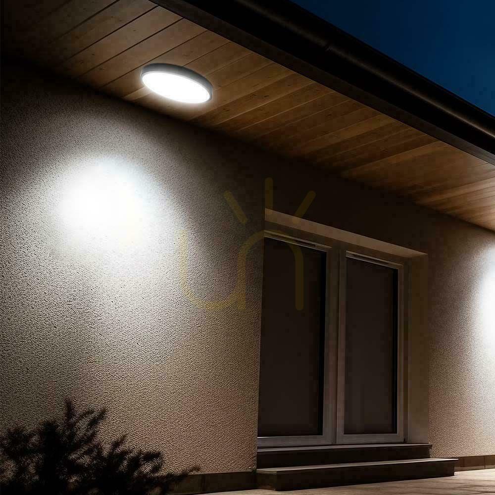 Preview Plafond V-TAC 24W LED Round 30cm Surface Mounted IP44 Black VT-8624B 3000K 2500lm Plafond V-TAC 24W LED Round 30cm Surface Mounted IP44 Black VT-8624B 3000K 2500lm