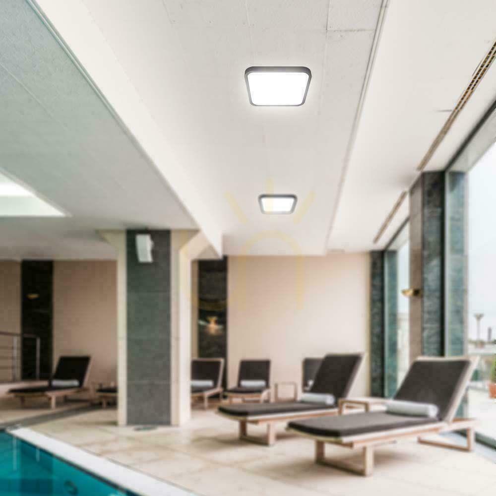 Preview Plafond V-TAC 24W LED Square 30x30cm Surface Mounted IP44 Black VT-8624B 4000K 2500lm Plafond V-TAC 24W LED Square 30x30cm Surface Mounted IP44 Black VT-8624B 4000K 2500lm