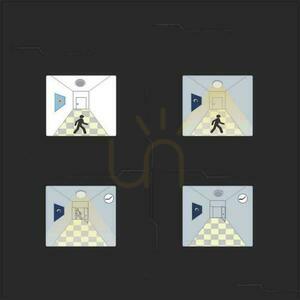 Ceiling Light V-TAC 36W LED Square 42x42cm Surface Mounted, Remote Control, Motion Sensor, IP44 White VT-8630S 4000K 3820lm small 9