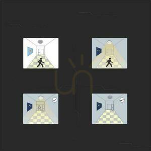 Plafond V-TAC 18W LED Round 30cm Surface Mounted Pilot Motion Sensor IP44 Black VT-8618S 4000K 1830lm small 6