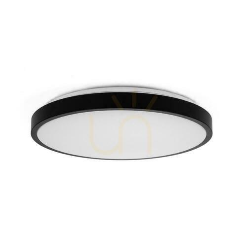 Check Plafond V-TAC 18W LED Round 30cm Surface Mounted Pilot Motion Sensor IP44 Black VT-8618S 4000K 1830lm