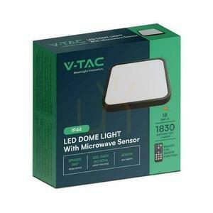 Plafond V-TAC 18W LED Square 30x30cm Surface Mounted Pilot Motion Sensor IP44 Black VT-8618S 4000K 1830lm 4 Plafond V-TAC 18W LED Square 30x30cm Surface Mounted Pilot Motion Sensor IP44 Black VT-8618S 4000K 1830lm small 4